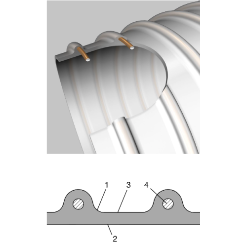 1.5" Static Conductive Vacuum Hose (HAFCOVAC HOSE)
